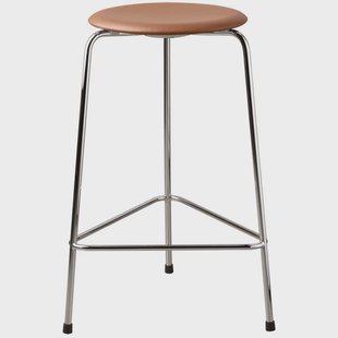FRITZ HANSEN - High Dot™ Stool Chrome/Walnut