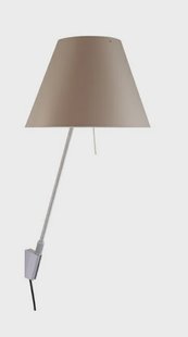Luceplan - Costanzina Wandlamp Alu/Shaded Stone