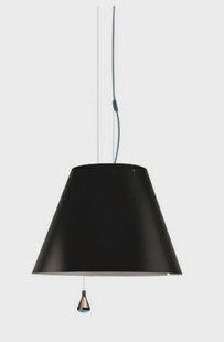 Luceplan - Costanza Hanglamp Up/Down Liquorice Black