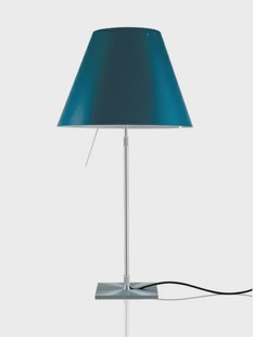 Luceplan - Costanza Tafellamp Alu/Petroleum Blue