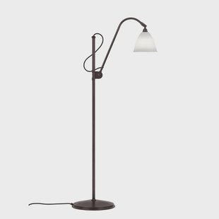 GUBI - Bestlite BL3 VloerLamp Ø16 Zwart Geelkoper/Porselein