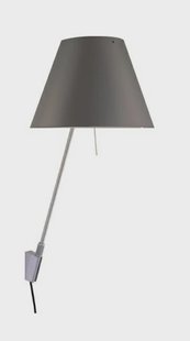 Luceplan - Costanzina Wandlamp Alu/Concrete Gray