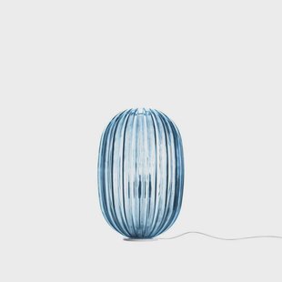 Plass Medium Tafellamp met Dimmer Licht Blauw Foscarini - Woonkamer - Kunststof