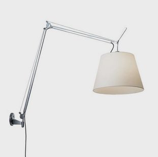 Artemide - Tolomeo Mega Wandlamp met Dimmer Ø420 Alu/Wit