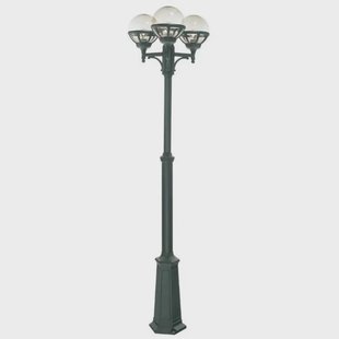 Norlys - Bologna Buiten Park Lamp Helder/Zwart