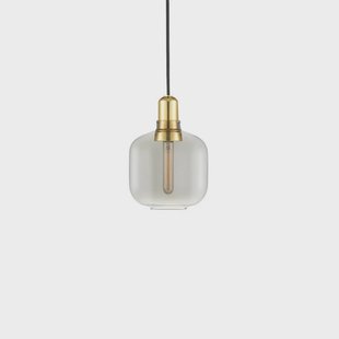 Normann Copenhagen - Amp Hanglamp Small Smoke/Geelkoper