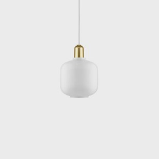 Normann Copenhagen - Amp Hanglamp Small Wit/Geelkoper