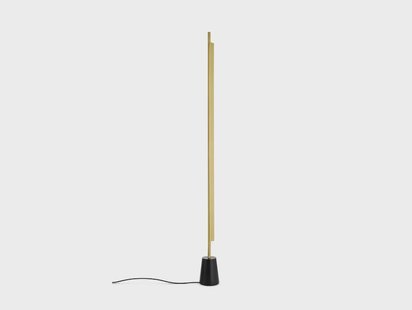 Compendium VloerLamp Brass Luceplan - Woonkamer - Aluminium