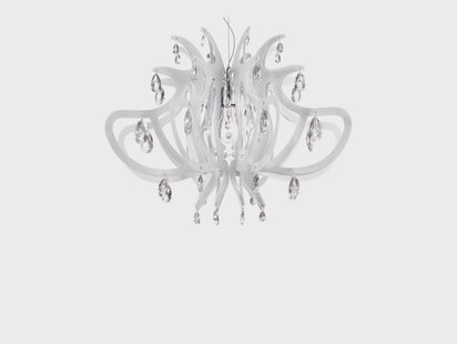 Slamp - Lillibet Hanglamp Wit/Transparant