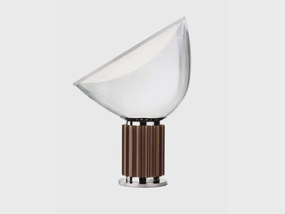 FLOS - Taccia LED (Glas) Taffellamp Bronze
