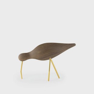 Normann Copenhagen - Shorebird sculptuur Large Walnut