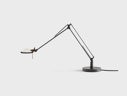 Luceplan - Berenice Tafellamp 45X45 Wit Glas/Zwart