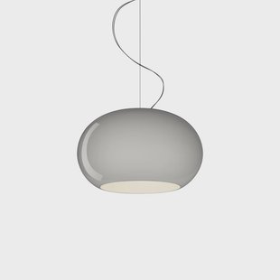 Buds 2 Hanglamp 3,4m Grijs Foscarini - Woonkamer - Glas