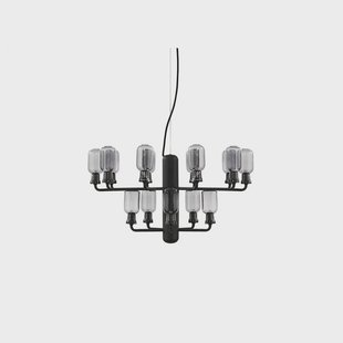 Normann Copenhagen - Amp Chandelier Small Smoke/Black