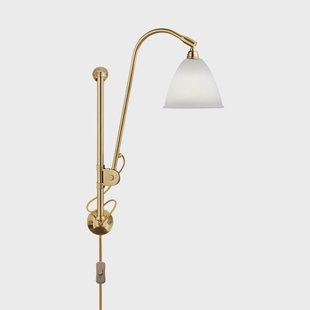 GUBI - Bestlite Bl5 Wandlamp Ø16 Geelkoper/Porselein