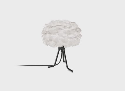 UMAGE - Eos Taffellamp Micro w/Mini Fod Wit/Zwart