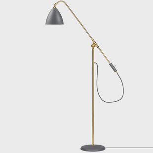 GUBI - Bestlite Bl4 VloerLamp Ø21 Geelkoper/Gray