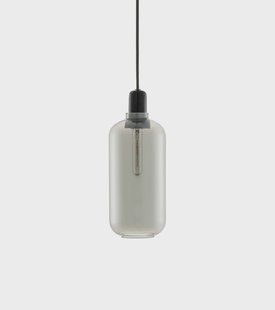 Normann Copenhagen - Amp Hanglamp Groot Smoke/Zwart