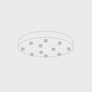 LIGHT-POINT - Ceiling Basis Ø400/11 Hanglampen Black