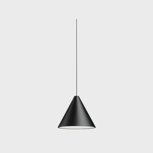 FLOS - String Light Cone 12 m zwart Soft Touch dimbaar Aansluiting alleen op 24 V -