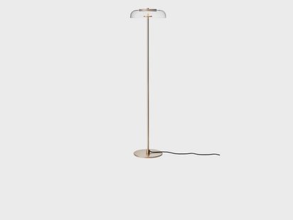 Nuura Aps - Blossi LED vloerlamp, hoogte 120 cm, goudkleurig/helder Nuura