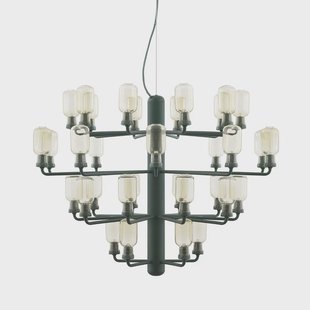 Normann Copenhagen - Amp Chandelier Groot Gold/Green