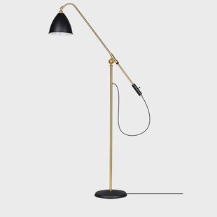 GUBI - Bestlite Bl4 VloerLamp Ø21 Geelkoper/Zwart