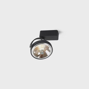 Pin-Up 1 Square Plafondlamp Zwart Trizio21 - Keuken - Aluminium
