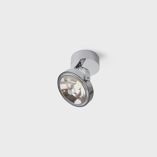 Trizio21 - Pin-Up 1 Round Plafondlamp Chroom Trizo21