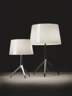 Lumiere XXL Tafellamp Alu/Wit Foscarini - Woonkamer - Aluminium