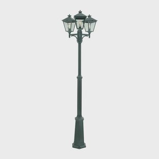 Norlys - London 3 Buiten Park Lamp Smal met Grondpin Zwart