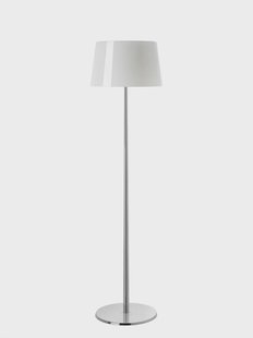 Lumiere XXL VloerLamp Alu/Wit Foscarini - Woonkamer - Aluminium