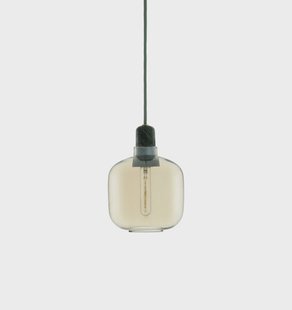 Normann Copenhagen - Amp Hanglamp Small Goud/Groen