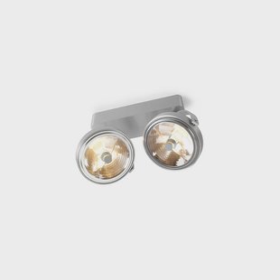 Pin-Up 2 Plafondlamp Alu Trizio21 - Keuken - Aluminium