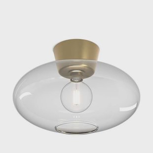 Bullo Plafondlamp XL Ø38 Brass/Clear Belid - Woonkamer - Metaal