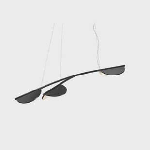 Almendra S3 Y Short Hanglamp Anthracite FLOS - Woonkamer - Aluminium