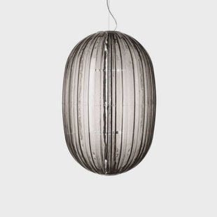 Plass Grande LED Hanglamp Grijs 4,9m Foscarini - Kunststof
