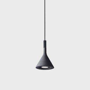 Aplomb Hanglamp Mini Anthracite Foscarini - Woonkamer - Beton