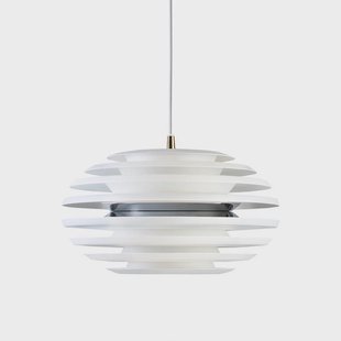 Belid - Ellipse Hanglamp Ø400 Mat Wit/Chroom