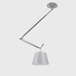 Artemide - Tolomeo Decentrata Hanglamp Ø360 Grijs Satijn