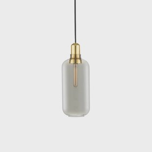 Normann Copenhagen - Amp Hanglamp Groot Smoke/Geelkoper