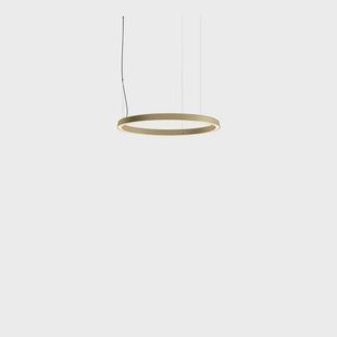 Compendium Circle LED Hanglamp Ø72 Brass Luceplan - Eetkamer - Aluminium