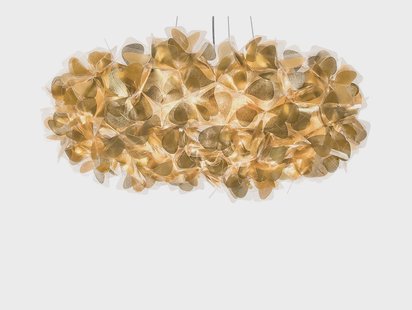 Slamp - Mama Non Mama Clizia 130 hanglamp, goud/helder