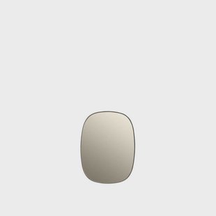 Muuto - Framed Spiegel Small Taupe/Taupe Glass