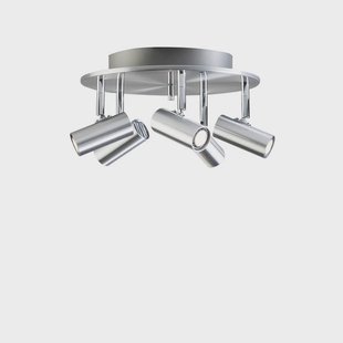 Cato 5-spot Plafondlamp Aluminium Belid - Metaal