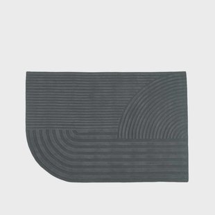 Muuto - Relevo Vloerkleed 170x240 Burnt Donker Green