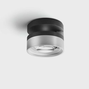 LIGHT-POINT - Blade C1+ Slim plafondspot, zwart/zilver