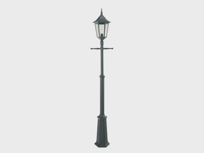Norlys - Modena 1 Buiten Park Lamp met Grondpin Zwart