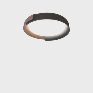 kdln - Dala Plafondlamp 3000K Dark Grey/Wood