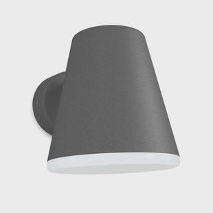 Mist Buiten Wandlamp Graphite Belid - Terras - Glas
